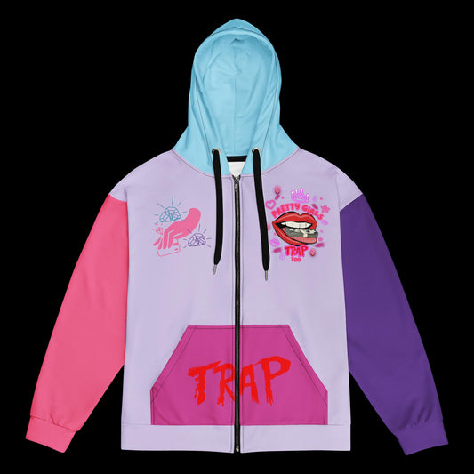 Pretty Girl Trap zip hoodie