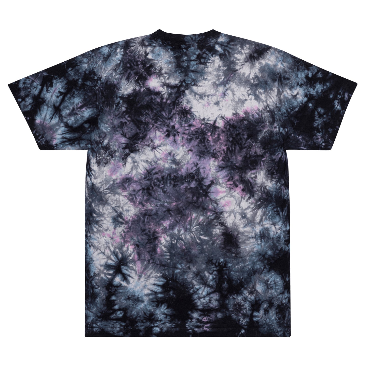 Embroided logo Oversized tie-dye t-shirt e